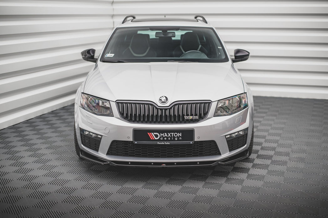 Maxton Design Front Splitter V.4 Skoda Octavia RS Mk3