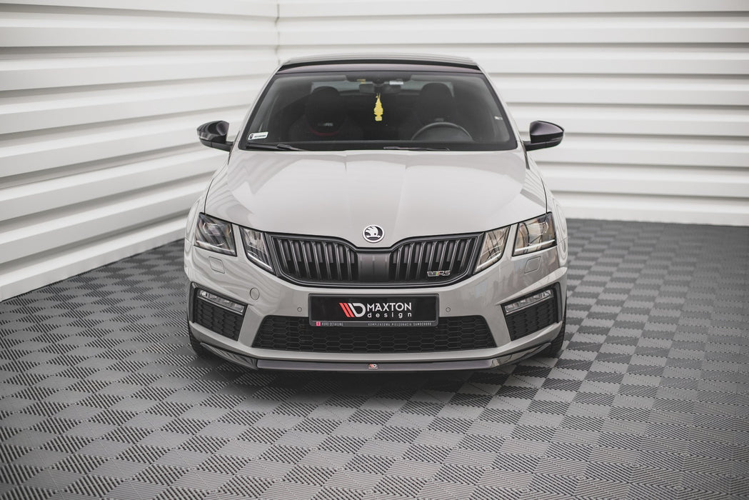 Maxton Design Front Splitter V.1 Skoda Octavia RS Mk3 Facelift