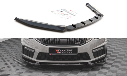 Maxton Design Front Splitter V.2 Skoda Octavia RS Mk3 Facelift