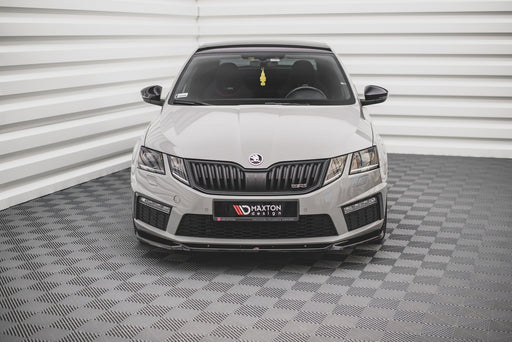 Maxton Design Front Splitter V.3 Skoda Octavia RS Mk3 Facelift