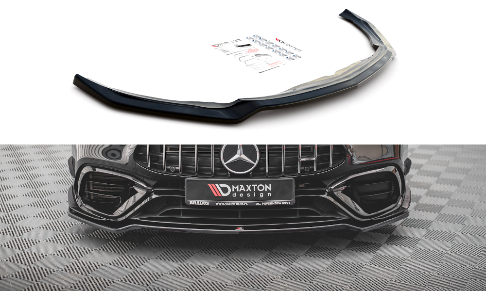 Maxton Design Front Splitter V.1 Mercedes-AMG CLA 45 Aero C118