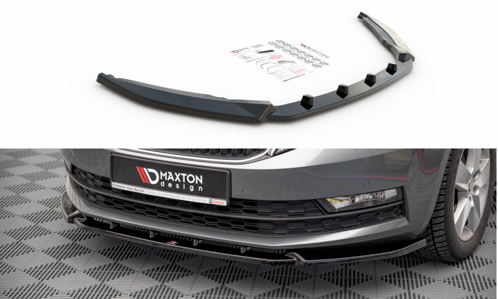 Maxton Design Front Splitter V.1 Skoda Octavia Mk3 Facelift