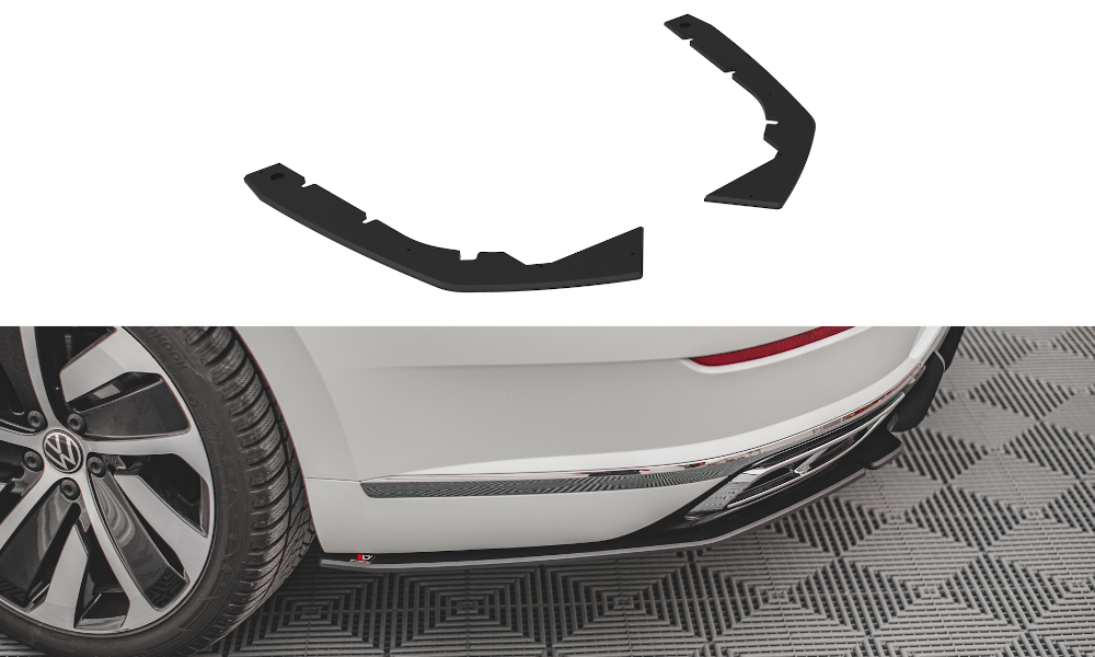 Maxton Design Street Pro Rear Side Splitters Volkswagen Arteon R-Line Facelift