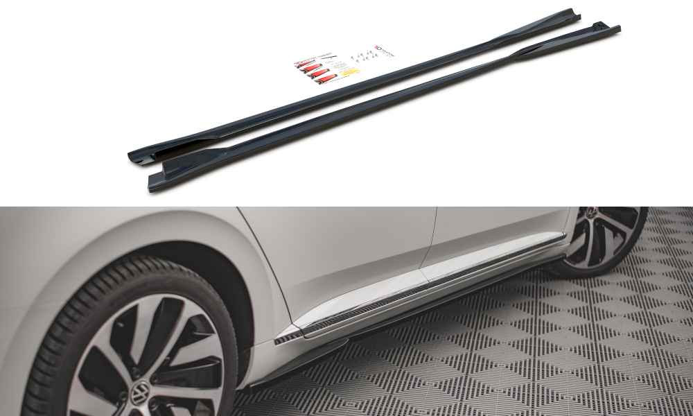 Maxton Design Side Skirts Diffusers Volkswagen Arteon R/ R-Line Facelift