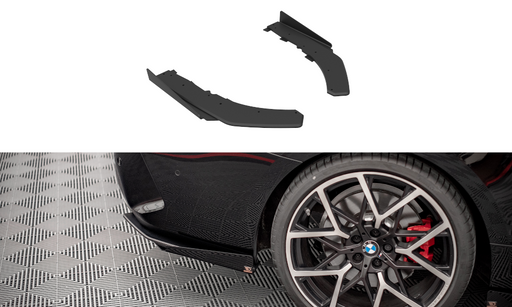 Maxton Design Street Pro Rear Side Splitters + Flaps BMW 4 M-Pack G22