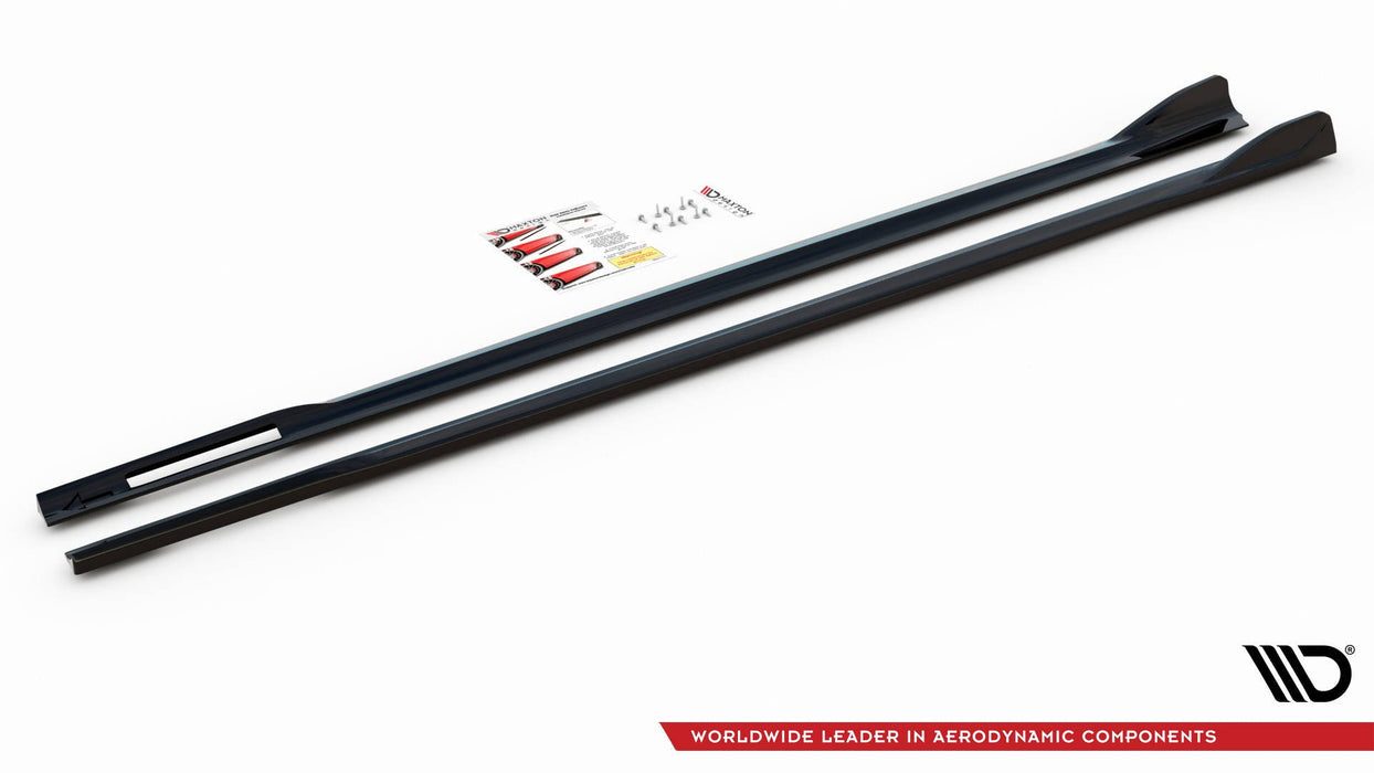 Maxton Design Side Skirts Diffusers V.2 BMW 4 M-Pack / M440i G22 / G23