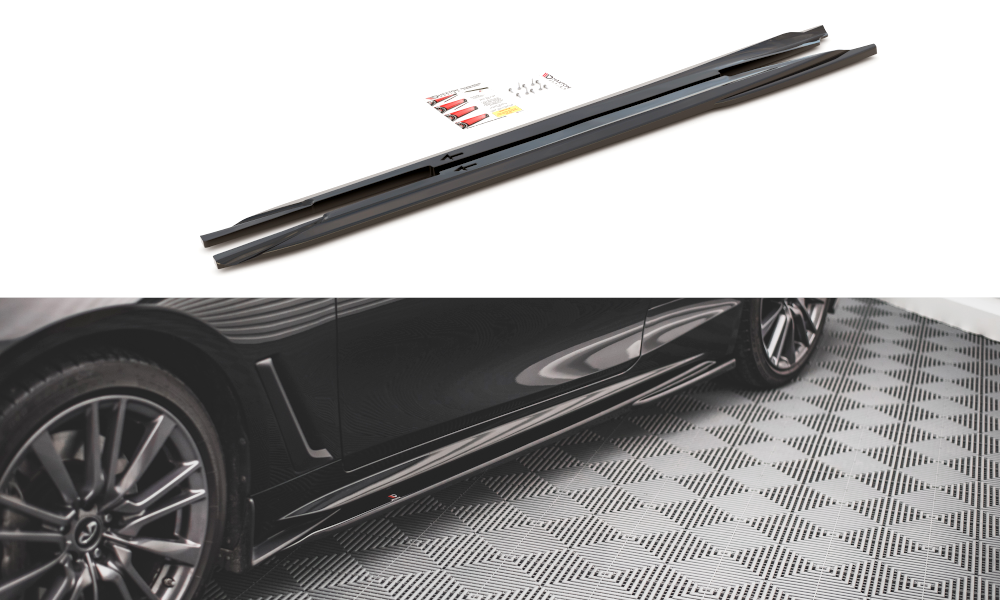 Maxton Design Side Skirts Diffusers Infiniti Q60 S Mk2