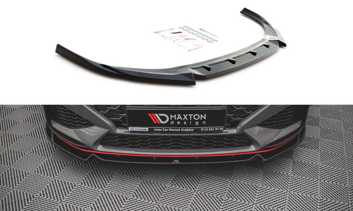 Maxton Design Front Splitter V.2 Hyundai I30 N Hatchback/Fastback Mk3 Facelift