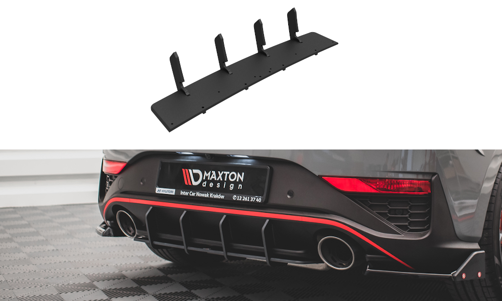 Maxton Design Street Pro Rear Diffuser Hyundai I30 N Hatchback Mk3 Facelift