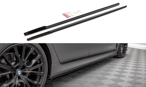 Maxton Design Side Skirts Diffusers V.1 BMW 7 M-Pack G11 Facelift