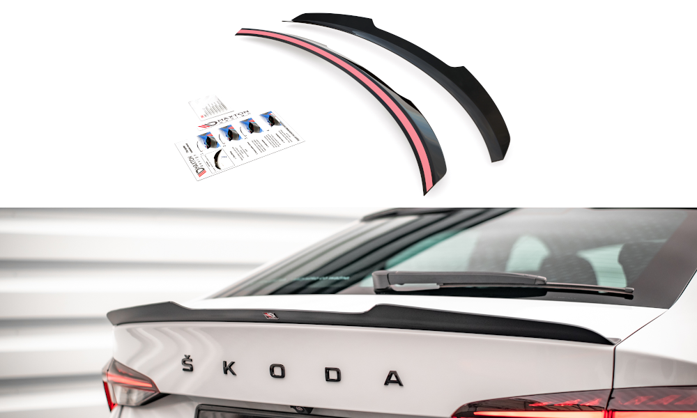 Maxton Design Spoiler Cap Skoda Octavia Liftback Mk4