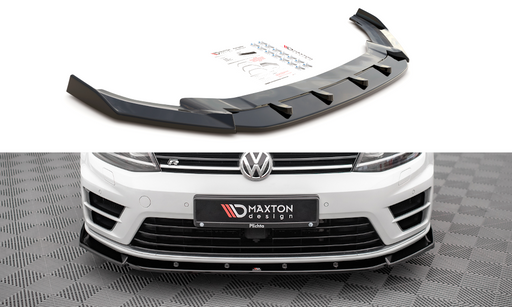 Maxton Design Front Splitter V.4 Volkswagen Golf R / R-Line Mk7