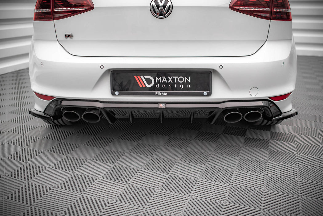 Maxton Design Rear Side Splitters V.4 Volkswagen Golf R Mk7