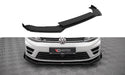 Maxton Design Street Pro Front Splitter V.1 + Flaps Volkswagen Golf R Mk7