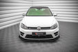 Maxton Design Street Pro Front Splitter V.1 + Flaps Volkswagen Golf R Mk7