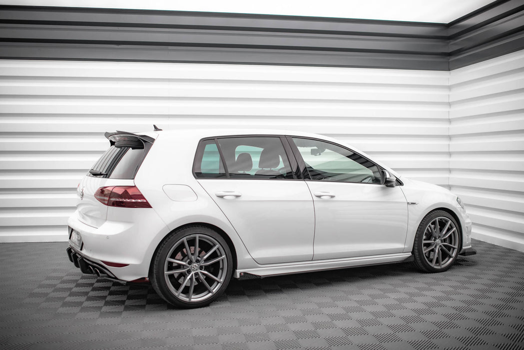 Maxton Design Street Pro Side Skirts Diffusers + Flaps Volkswagen Golf R Mk7