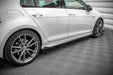 Maxton Design Street Pro Side Skirts Diffusers + Flaps Volkswagen Golf R Mk7