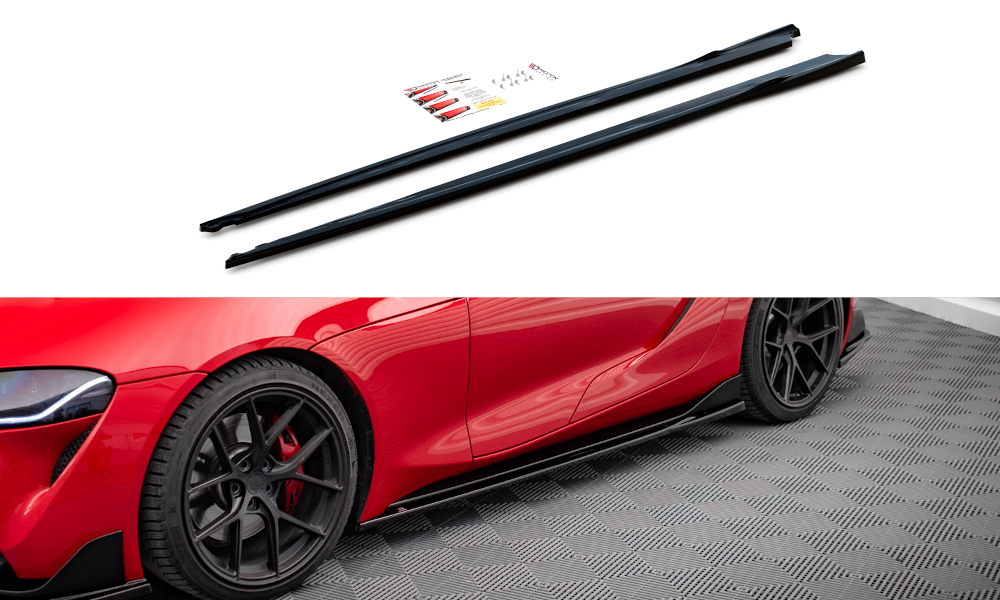 Maxton Design Side Skirts Diffusers V.3 Toyota Supra Mk5