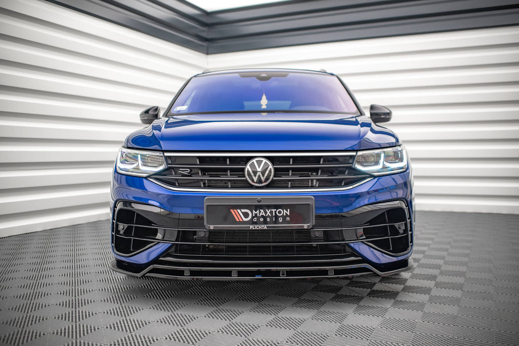 Maxton Design Front Splitter V.1 Volkswagen Tiguan R / R-Line Mk2 Facelift