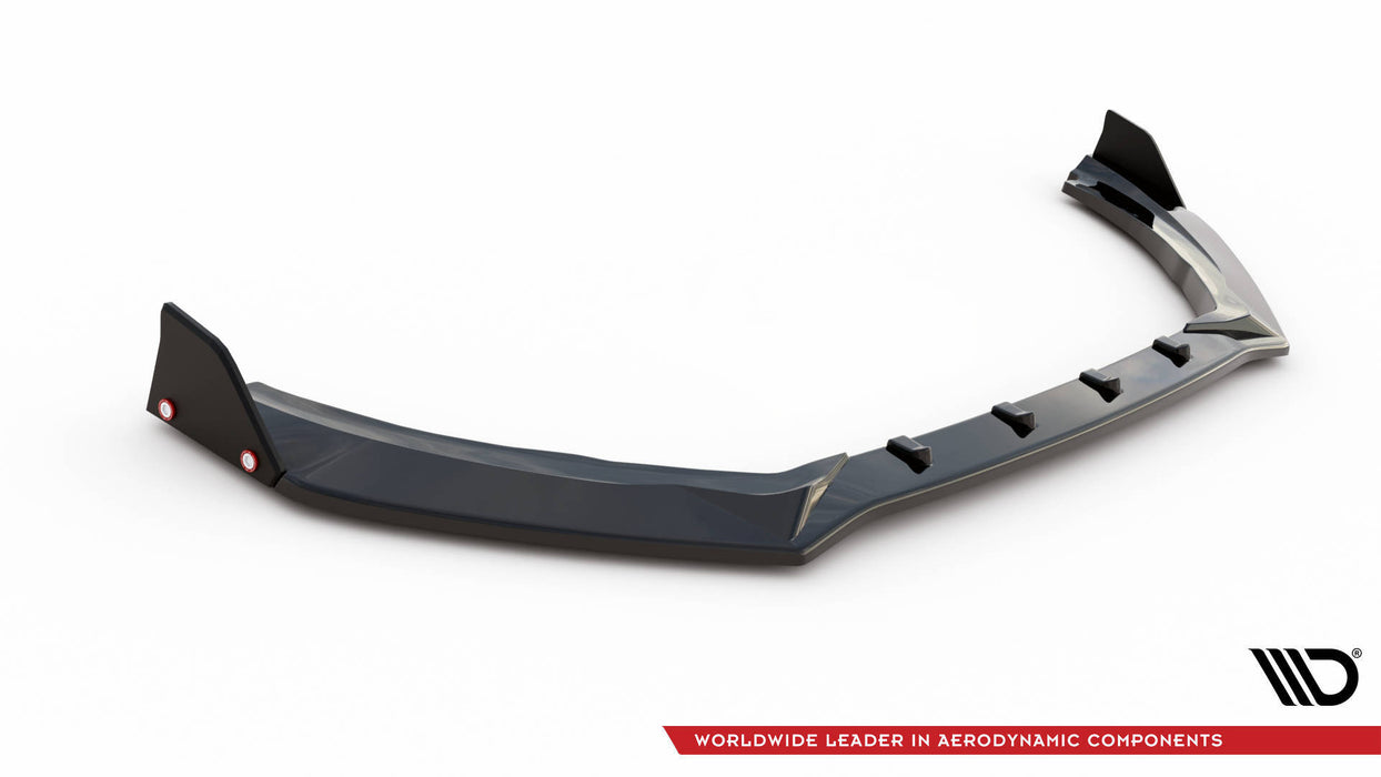 Maxton Design Front Splitter V.4 + Flaps Ford Fiesta ST / ST-Line