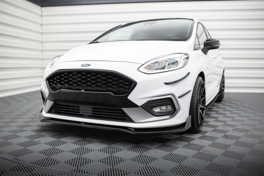 Maxton Design Front Splitter V.4 + Flaps Ford Fiesta ST / ST-Line