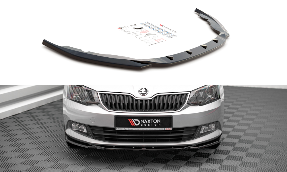 Maxton Design Front Splitter V.2 Skoda Fabia Mk3