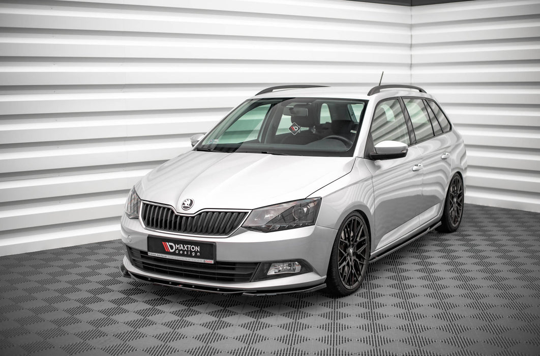 Maxton Design Front Splitter V.2 Skoda Fabia Mk3