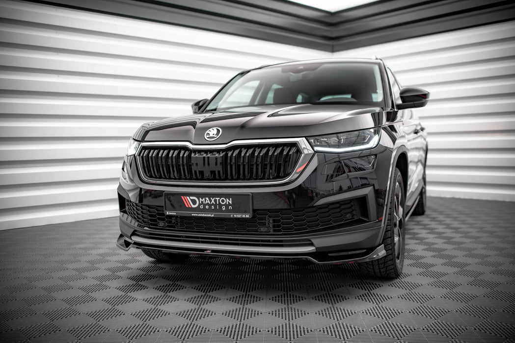 Maxton Design Front Splitter V.2 Skoda Kodiaq Mk1 Facelift