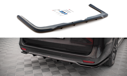 Maxton Design Rear Splitter (with vertical bars) Mercedes-Benz V-Class AMG-Line W447 Facelift