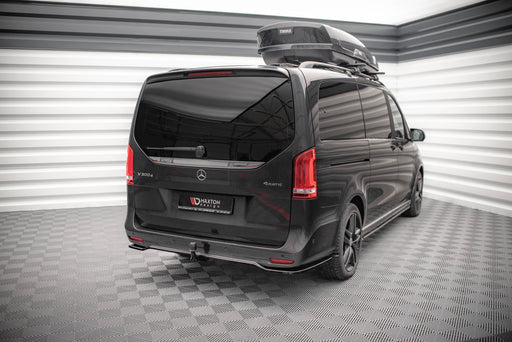 Maxton Design Rear Splitter (with vertical bars) Mercedes-Benz V-Class AMG-Line W447 Facelift