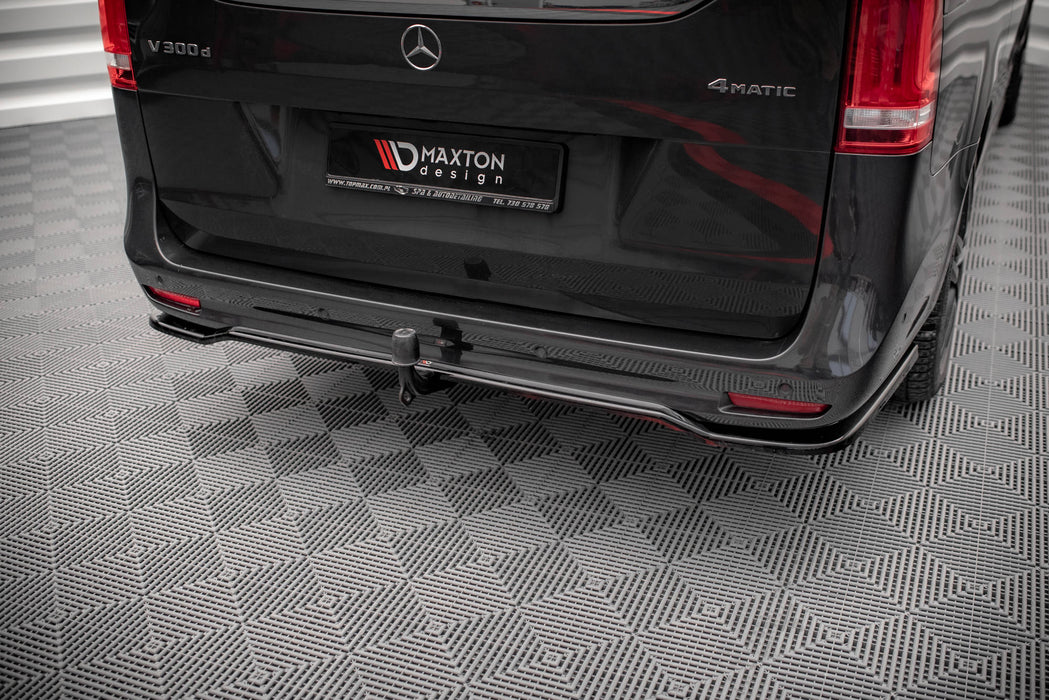 Maxton Design Rear Splitter (with vertical bars) Mercedes-Benz V-Class AMG-Line W447 Facelift