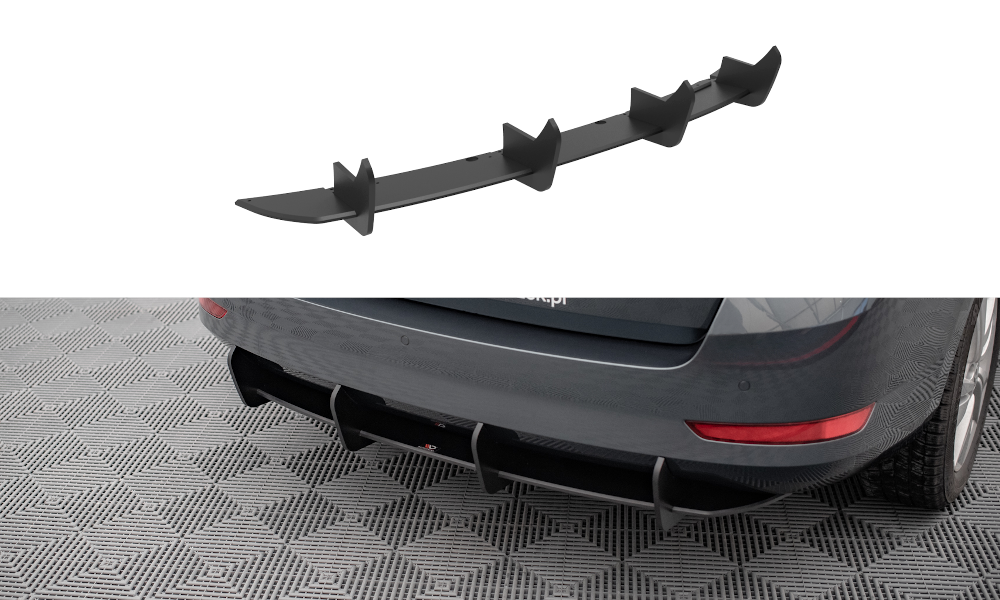 Maxton Design Street Pro Rear Diffuser Skoda Fabia Combi Mk3 Facelift