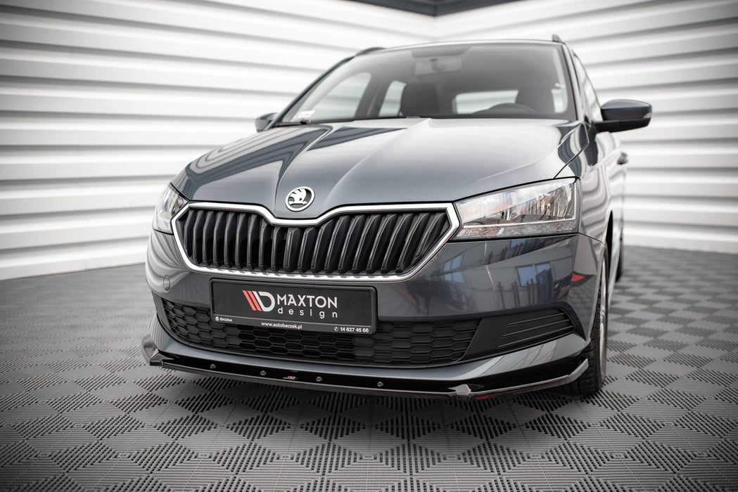 Maxton Design Front Splitter Skoda Fabia Mk3 Facelift