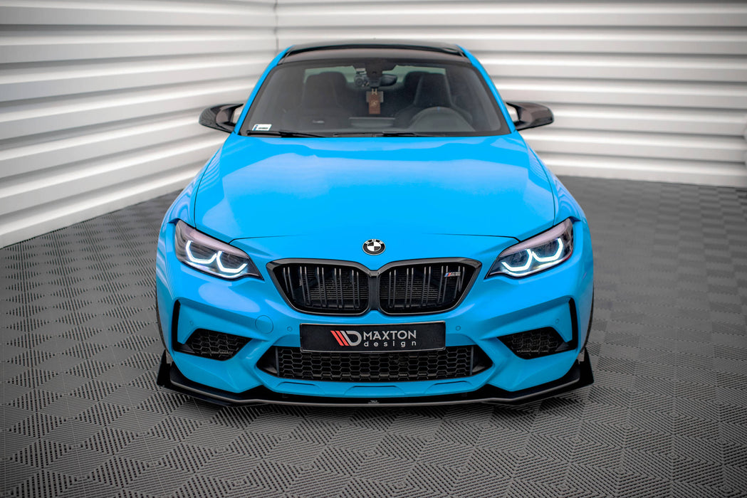 Maxton Design Street Pro Front Splitter V.1 + Flaps BMW M2 Competition F87