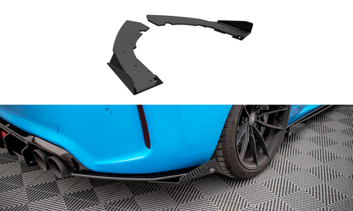 Maxton Design Street Pro Rear Side Splitters + Flaps BMW M2 F87