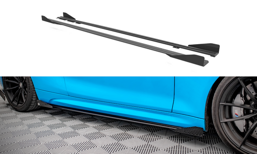 Maxton Design Street Pro Side Skirts Diffusers + Flaps BMW M2 F87