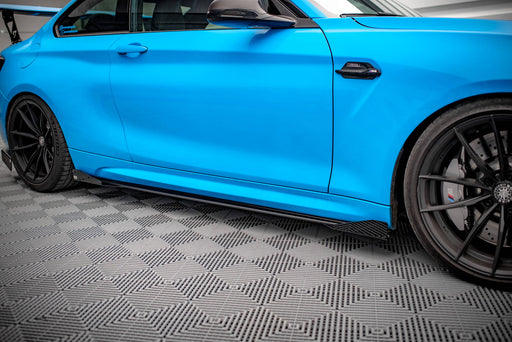 Maxton Design Street Pro Side Skirts Diffusers + Flaps BMW M2 F87