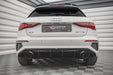 Maxton Design Rear Valance + Exhaust Ends Imitation Audi A3 S-Line Sportback 8Y