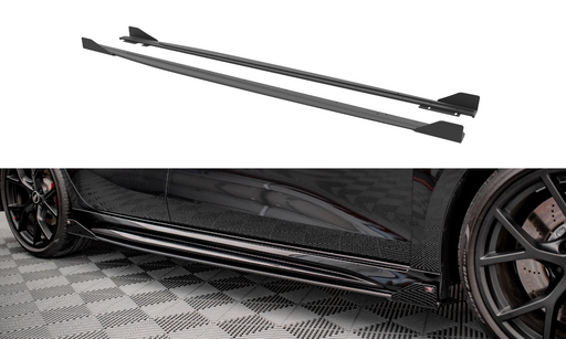 Maxton Design Street Pro Side Skirts Diffusers + Flaps Audi RS3 Sportback 8Y