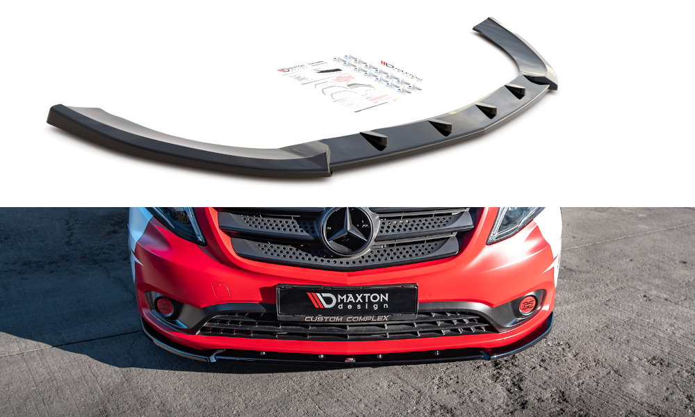 Maxton Design Front Splitter V.2 Mercedes-Benz Vito W447 Facelift