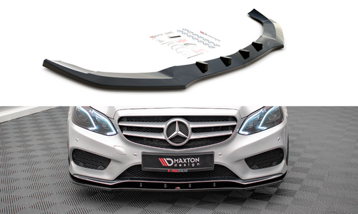 Maxton Design Front Splitter V.1 Mercedes-Benz E AMG-Line Sedan W212 Facelift