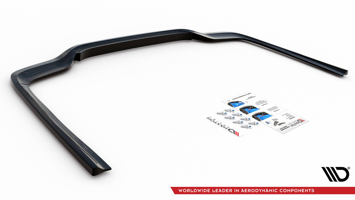 Maxton Design Rear Splitter (with vertical bars) Mercedes-Benz E AMG-Line Sedan W212 Facelift