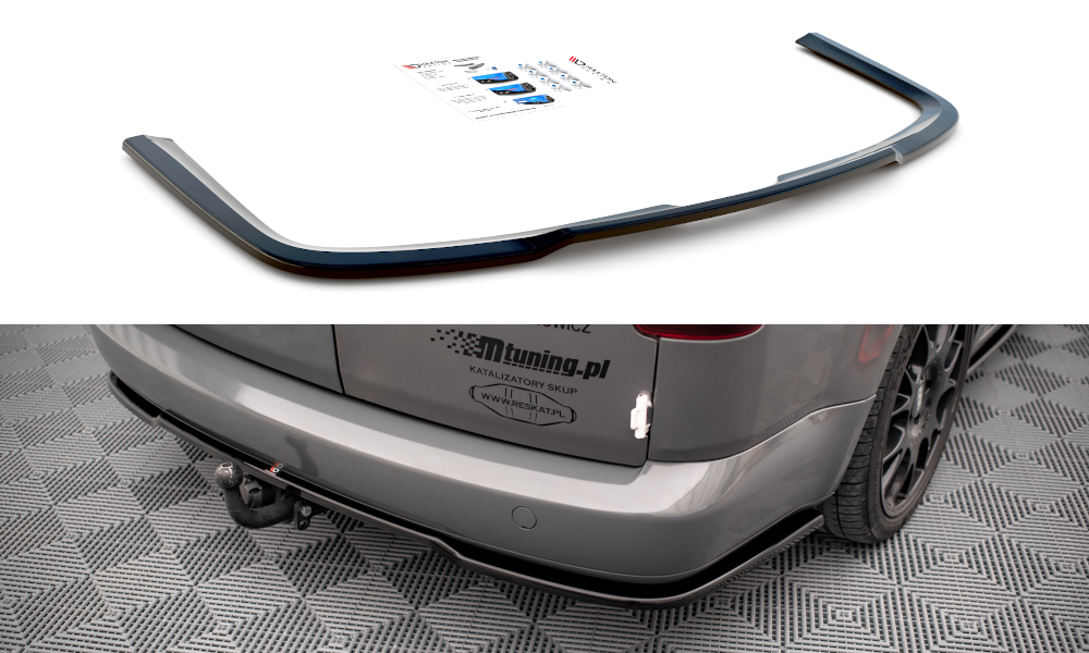 Maxton Design Rear Splitter for Volkswagen Caddy Long Mk3 Facelift