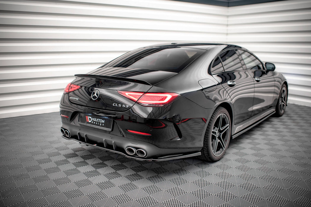 Maxton Design Rear Splitter (with vertical bars) Mercedes-AMG CLS 53 C257