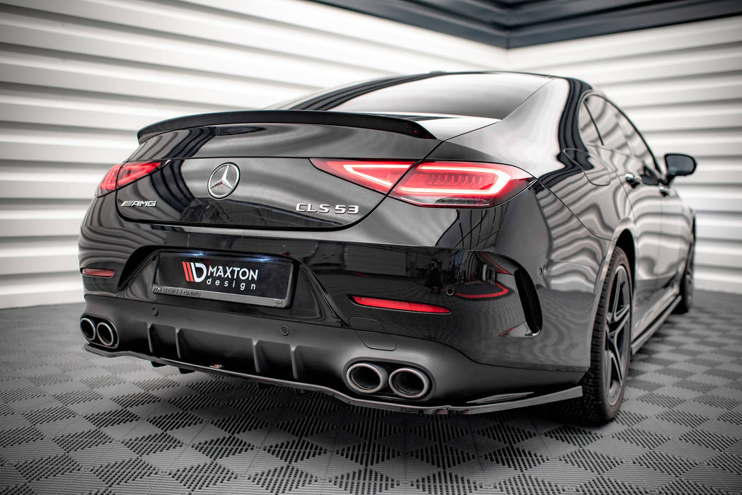 Maxton Design Rear Splitter (with vertical bars) Mercedes-AMG CLS 53 C257