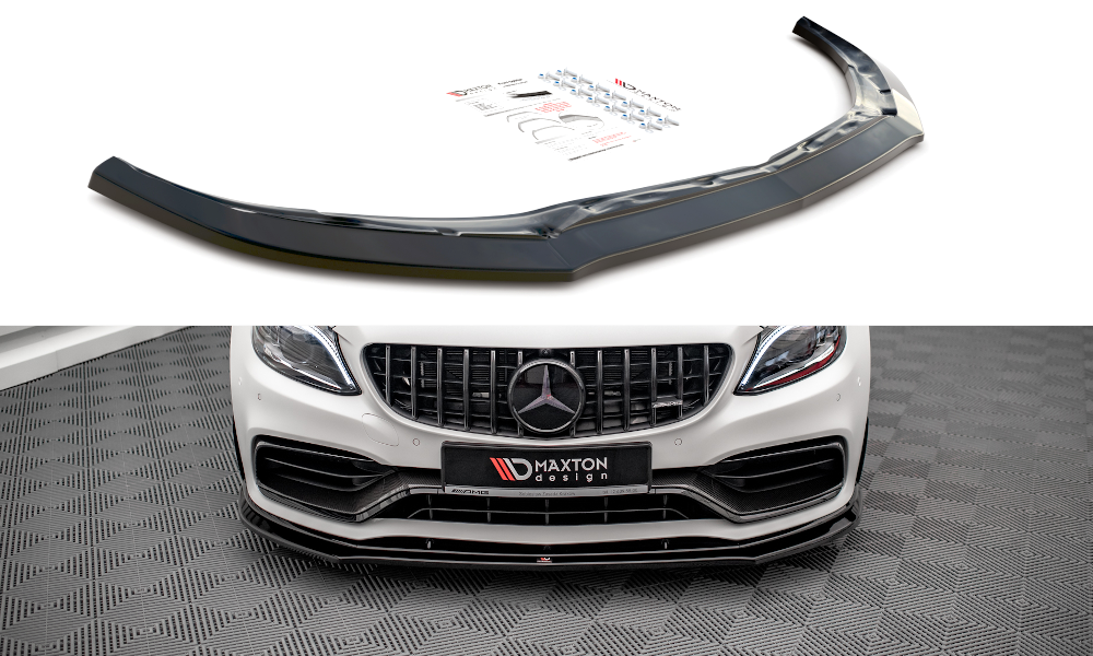 Maxton Design Front Splitter V.3 Mercedes-AMG C63 AMG Aero Pack C205 Facelift