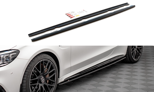 Maxton Design Side Skirts Diffusers V.1 Mercedes-AMG C 63AMG Coupe C205 Facelift