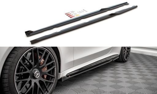 Maxton Design Side Skirts Diffusers V.2 Mercedes-AMG C 63AMG Coupe C205 Facelift