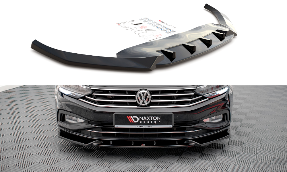 Maxton Design Front Splitter V.2 Volkswagen Passat B8 Facelift