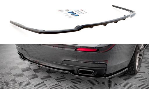 Maxton Design Rear Splitter (with vertical bars) BMW 7 M-Pack F01